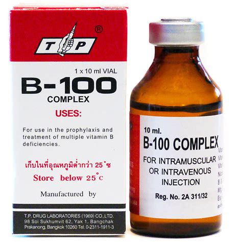 Инструкция по применению витамин в комплекс (vitamin b complex). B-Complex Injection Vitamins - B1, B2, B3, B6
