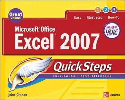 Microsoft Office Excel 2007 Quicksteps Read Pacific Reading Books