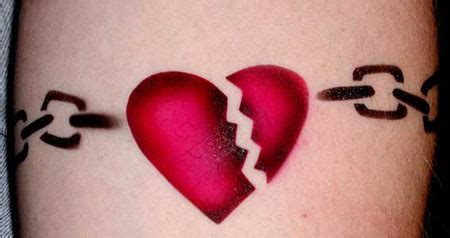 It has a japanese feel and the colors are bold. Broken Heart Tattoos Designs, Ideas and Meaning | Tattoos ...