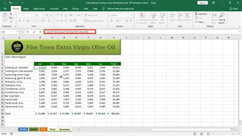 Calculate Formulas Across Worksheets Excel Tutorial Hot Sex Picture