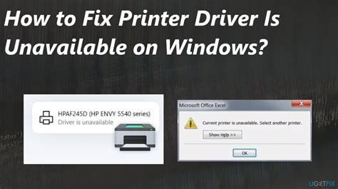 How To Fix Printer Driver Is Unavailable On Windows