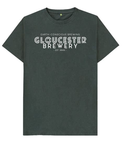 T Shirt Grey Gloucester Brewery Beer And Gin