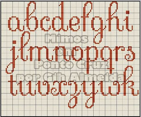 Abecedarios En Punto De Cruz Varios Tipos De Letras Labores Punto De