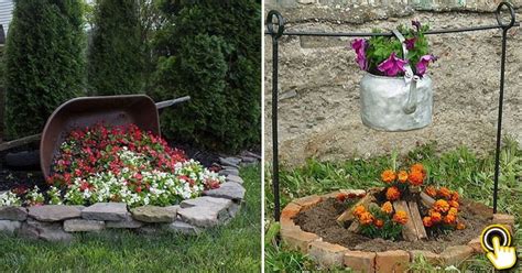 25 Creative Flower Garden Ideas You Can Try Yourself Bouncy Mustard