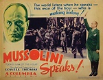 Mussolini Speaks (1933) - IMDb