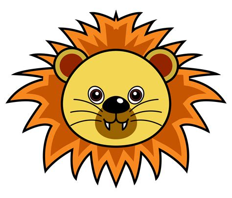 Cute Lion Vector 341456 Vector Art At Vecteezy