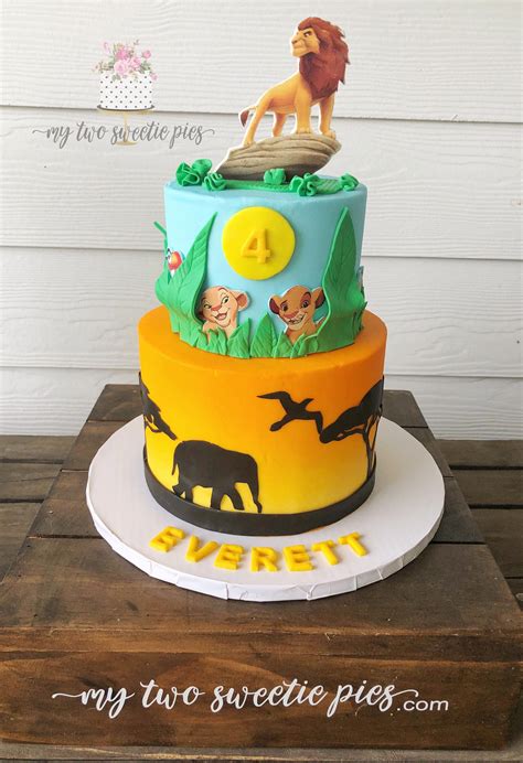 Cake cards are a unique gift that you can send through the post to brighten up someone's day for any occasion. The Lion King Birthday #easyboybirthdaycakes | Lion guard ...