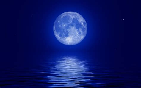 Free Download Full Moon In The Ocean Full Moon Over The Sea Computer