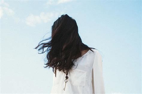 Girl Long Hair Brunette Beach Waves Water Sand Ocean Sea People Pikist