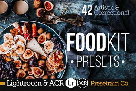 Try scott's lightroom presets (from the envira team) and then download the rest of the free lightroom presets for food photography. FoodKit - Food Presets for Lightr... E3366 - YouWorkForThem