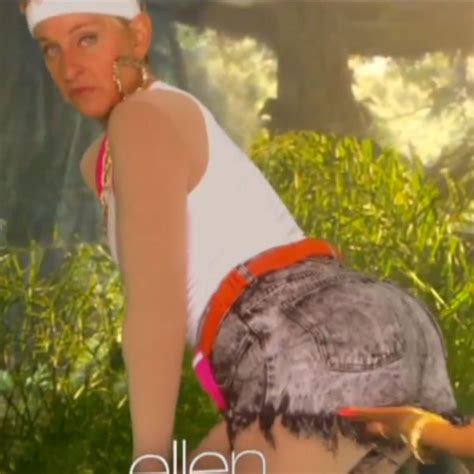 Ellen Spoofs Nicki Minajs Anaconda Music Video Watch