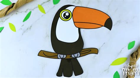 Printable Toucan Craft Template Simple Mom Project