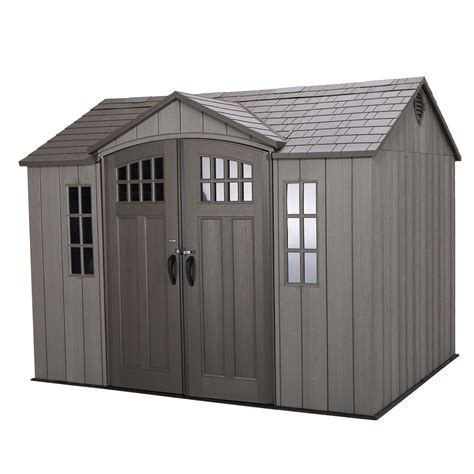 Lifetime 10 X 8 Rough Cut Outdoor Storage Shed Dealepic