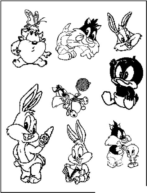 Baby Looney Tunes Coloring Sheet To Kids