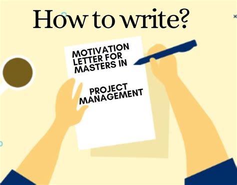 Motivation Letter Sample For A Masters In Project Management