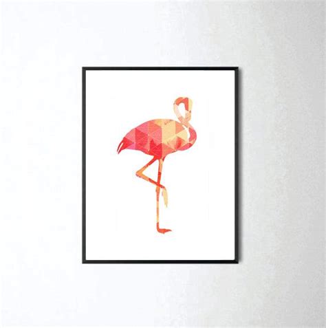 Flamingo Printable Pink Nursery Art Nursery Printable Flamingo