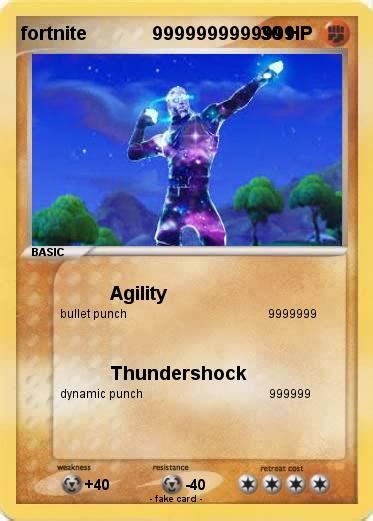 Pokémon Fortnite 9999999999999 9999999999999 Agility My Pokemon Card
