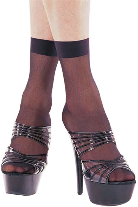 Sexy Music Legs Sheer Ankle Highs Socks Dressy Anklets Nylon Stockings Stretch Ebay