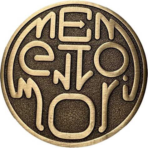 Stoic Store Uk Memento Mori Stoic Coin Stoicism Symbolism Momento Mori Edc Coin With Skull