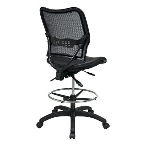 Office Star Products Deluxe Ergonomic Air Grid Back Drafting Chair W