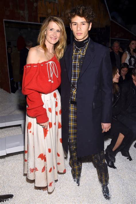 Laura Dern And Son Ellery Harper At Calvin Klein Show 2018 Popsugar