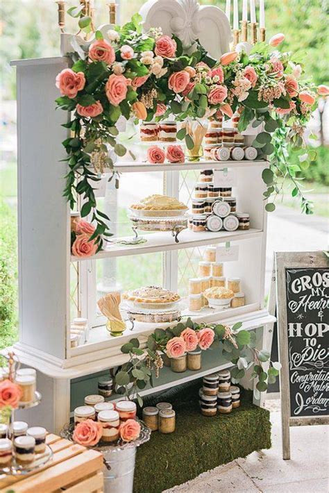 21 Stunning Outdoor Wedding Dessert Table Ideas Sweet Violet Bride