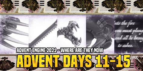 Games Workshop Advent Engine 2021 Where Are They Now Days 11 15 Bell