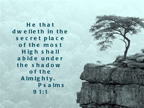 He That Dwelleth In The Secret Place Of The Most High Shall Abide Under