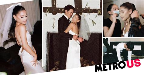 Ariana Grande Married Singer Kisses Husband Dalton Gomez In First Pic Metro News