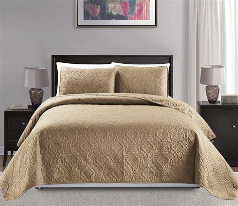 Fancy Collection 3pc Kingcalifornia King Oversize Bedspread Coverlet