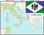 The Empire of Italy, unified by the Habsburg Kingdom of Naples ...