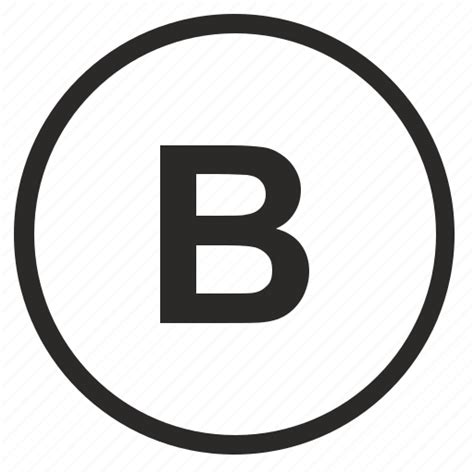 Letter B Circle