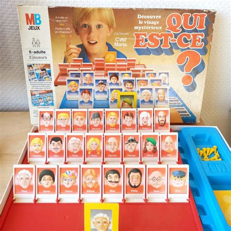 Jeu De Soci T Qui Est Ce Jeux Mb Vintage Mademoiselle P Pite