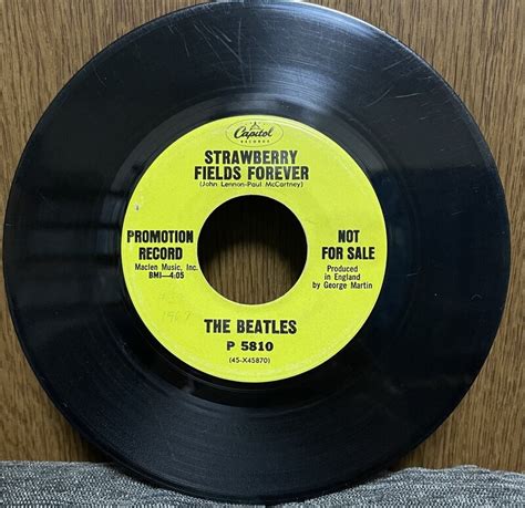 Strawberry Fields Forever Penny Lane Us Promo Aokage Museum