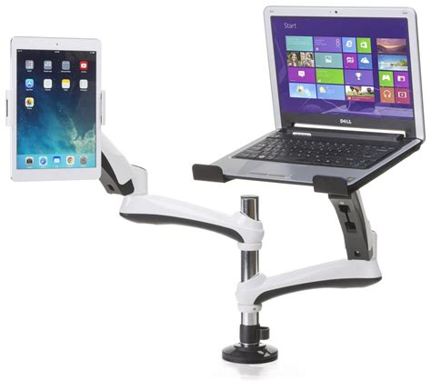 I actually did this diy monitor about a month or so ago. Dual Monitor, Laptop, & iPad Stand with Articulating Arms Fits 13"-24" Screens -White | Chambre ...