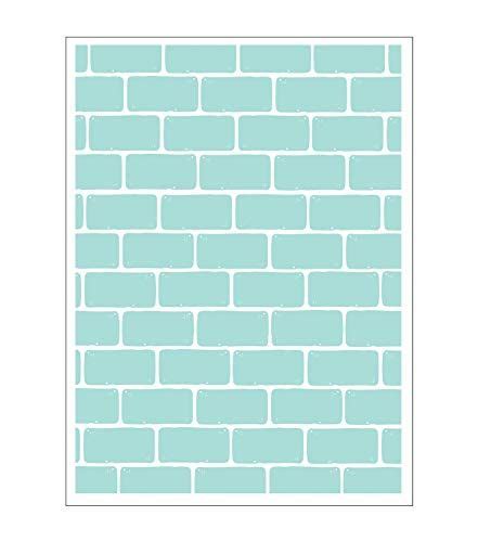 Brick Wall Embossing Folder A2 Size Generic Dp