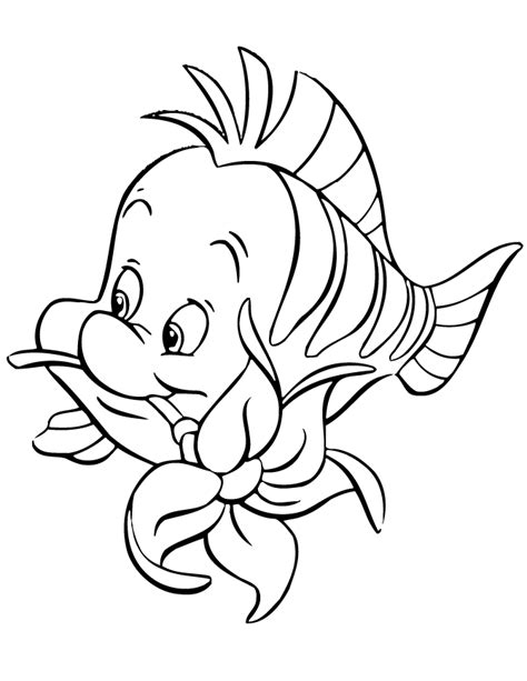 Free Printable Flounder Coloring Pages Marquisteglass