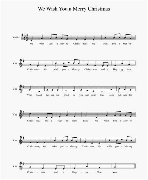 We Wish You A Merry Christmas Lyrics Printable