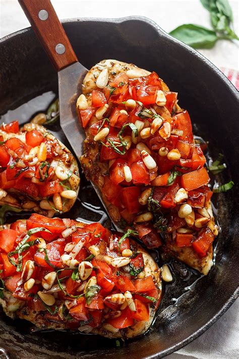 Chicken breast makes the perfect weeknight dinner. Bruschetta Chicken Recipe — Eatwell101