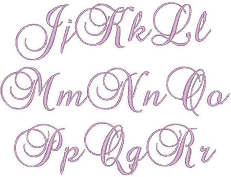 Pes Only Brock Script Font Machine Embroidery By Embroidereddesign