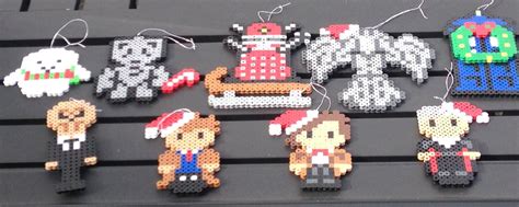 Doctor Who Perler Bead Christmas Ornaments By Triforceink
