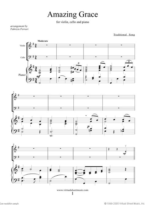 Download and print out music scores in pdf format. Amazing Grace | Sheet music, Violin sheet music, Cello music
