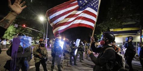 oregon police in portland try to quell nightly protests riots fox news