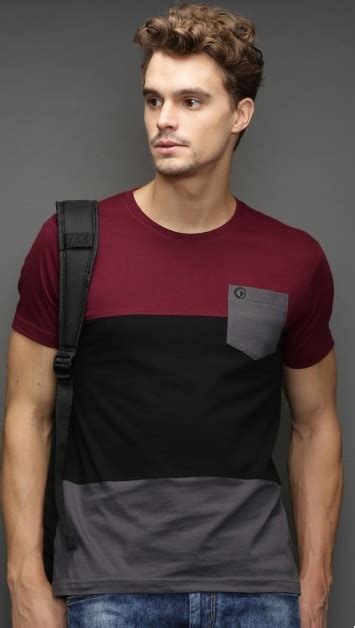 Buy 29k Multicolor Round Neck T Shirts For Men Pack Of 2 Online