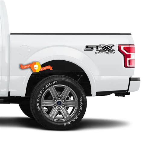 Pair Stx Off Road 4x4 Decals For Ford F150 F250 F350 Super Duty Truck