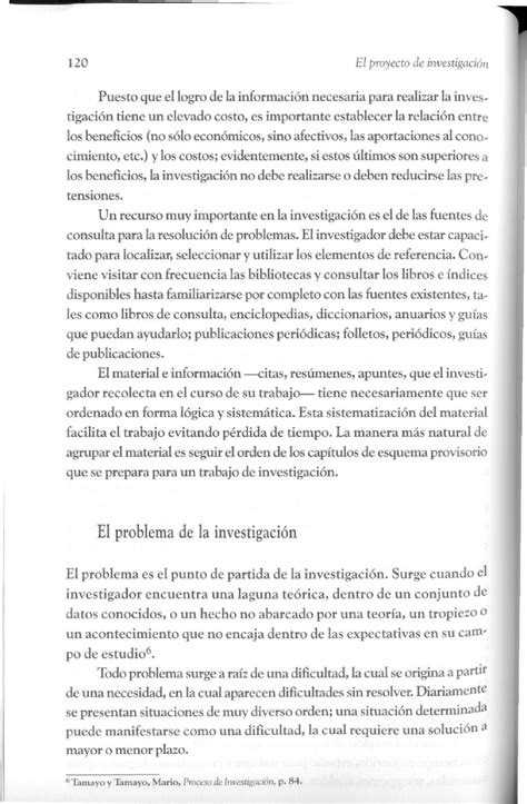 Mario Tamayo El Proceso De La Investigacion Cientifica The Process Of