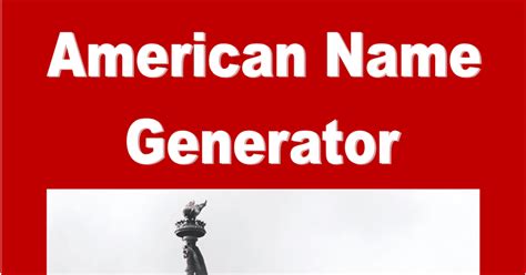 American Name Generator Rpg Item Rpggeek