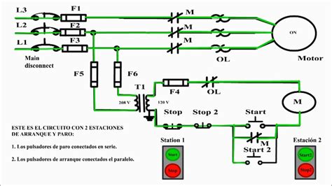 Diagrama De Arranque Y Paro De Un Motor ¡descarga And Ayuda 2021