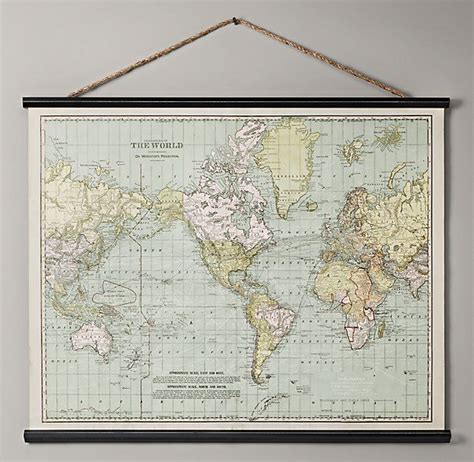 Vintage World Map Tapestry World Map Tapestry Vintage World Maps