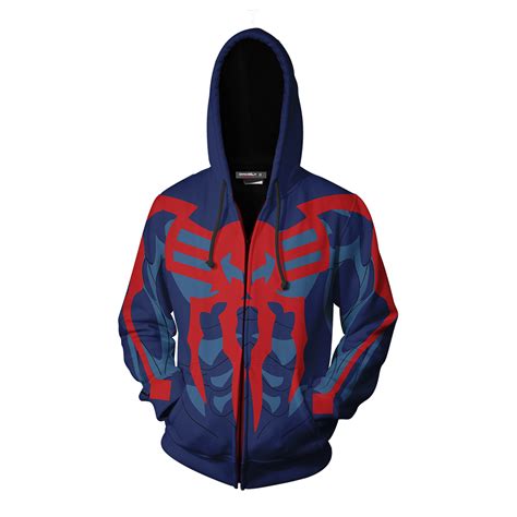 Spider Man 2099 Ps4 Video Games Cosplay Zip Up Hoodie Jacket
